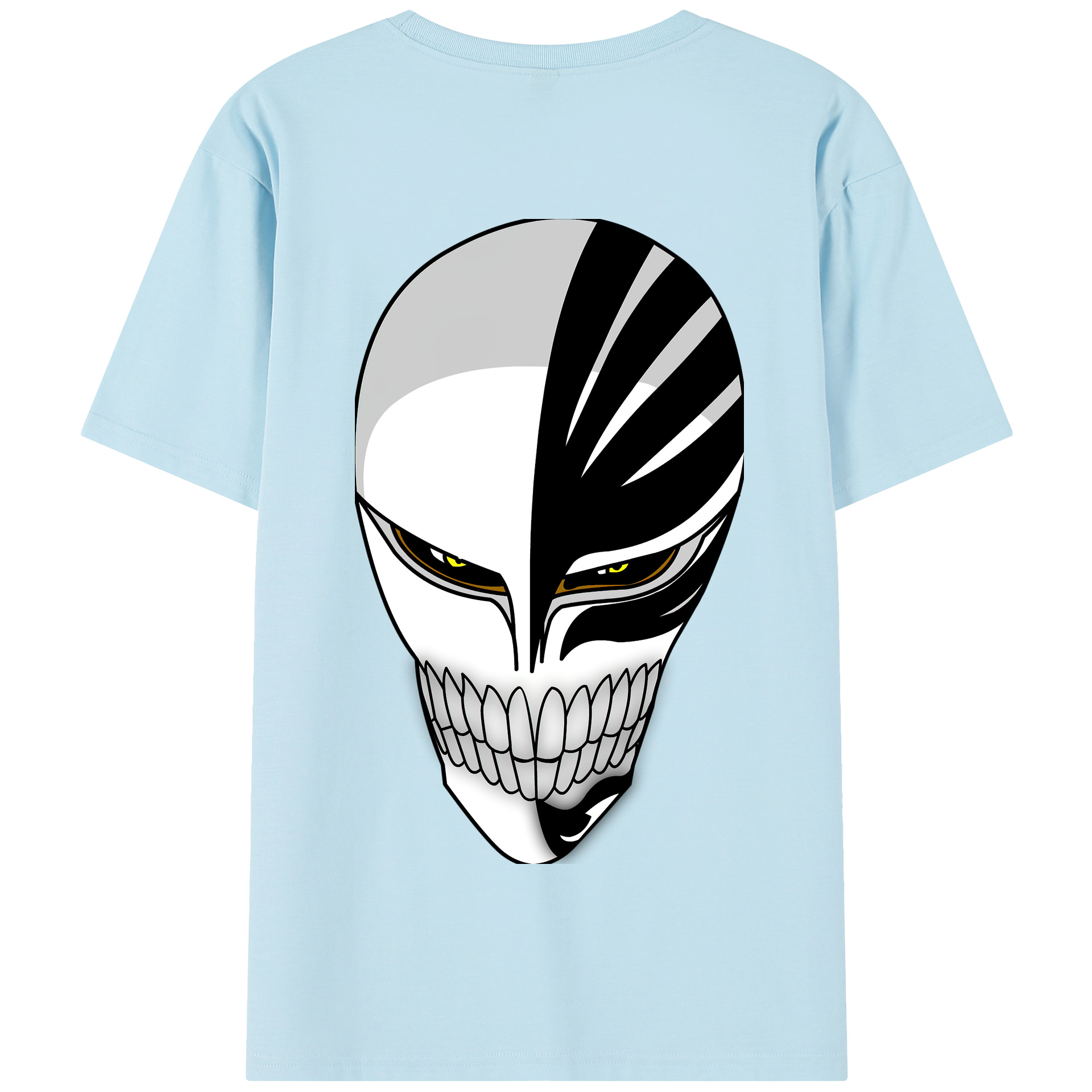 （画像用） ブリーチ 黒崎一護（くろさき いちご）BLEACH Kurosaki Ichigo 綿100％半袖Tシャツ（背面プリント）